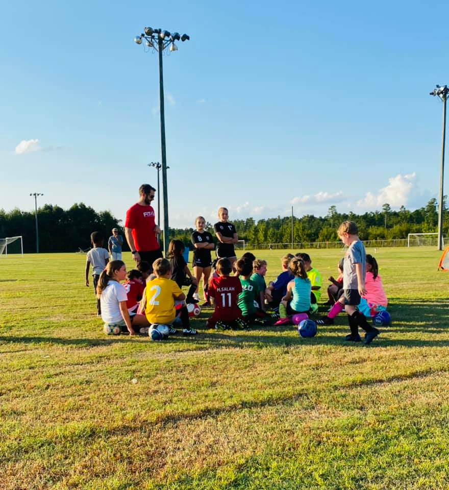 Youth soccer training